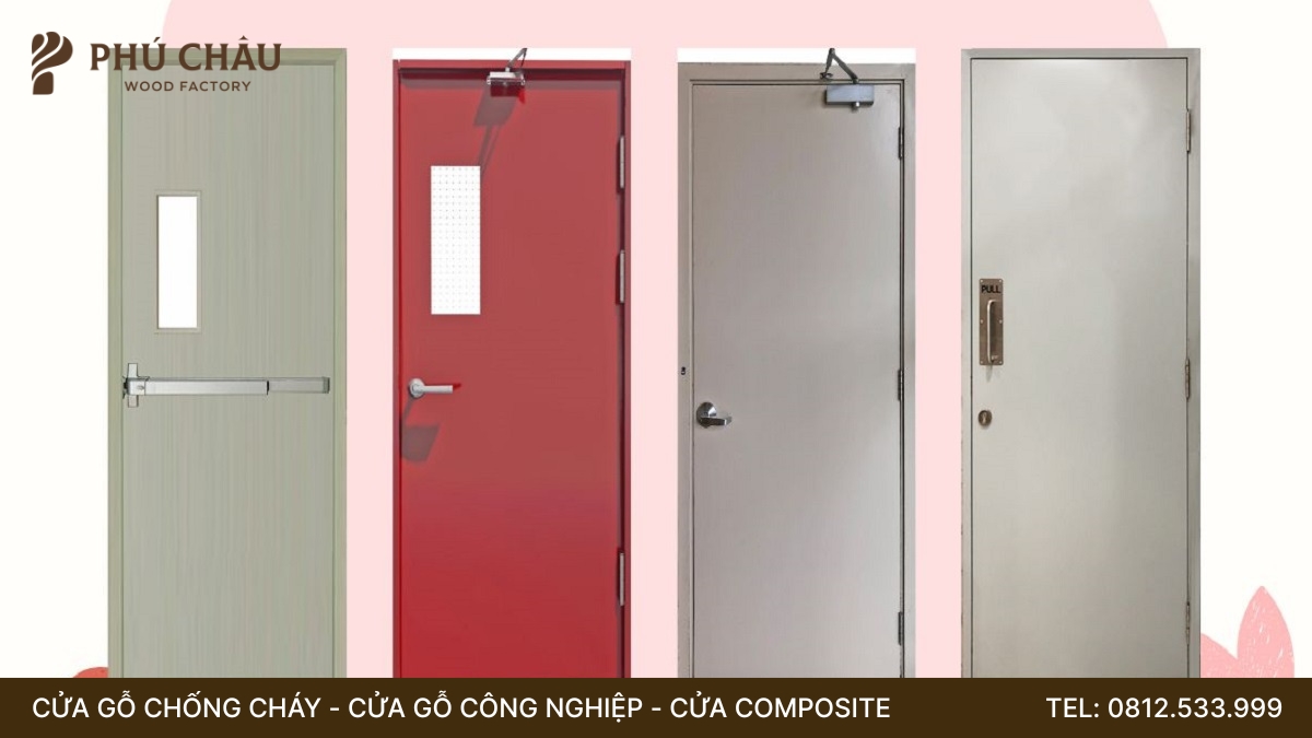 Tìm hiểu về các loại cửa chống cháy phổ biến trên thị trường