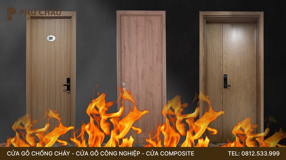 Cửa gỗ chống cháy là gì? Cấu tạo chi tiết cửa gỗ chống cháy