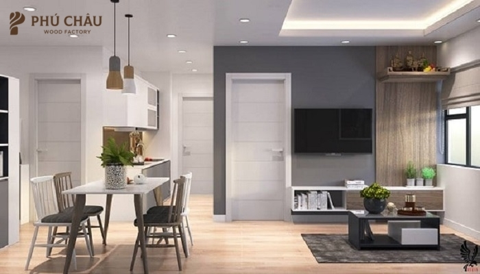 Cửa gỗ chống cháy Phú Châu Door sản xuất từ EI30 tới EI120 theo hồ sơ thiết kế