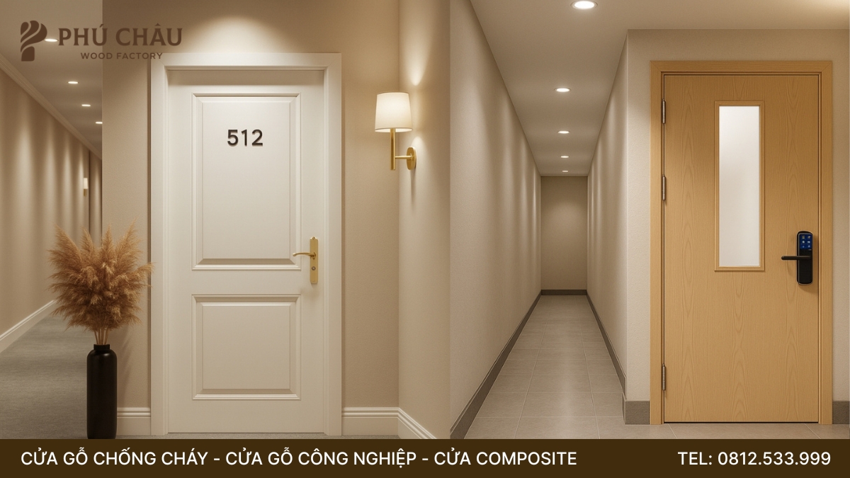 Báo giá cửa gỗ, cửa thép chống cháy 30 phút EI30