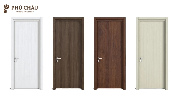 Xưởng sản xuất cửa gỗ chống cháy của Phú Châu Door tại vùng làng nghề Canh Nậu, Thạch Thất cũ