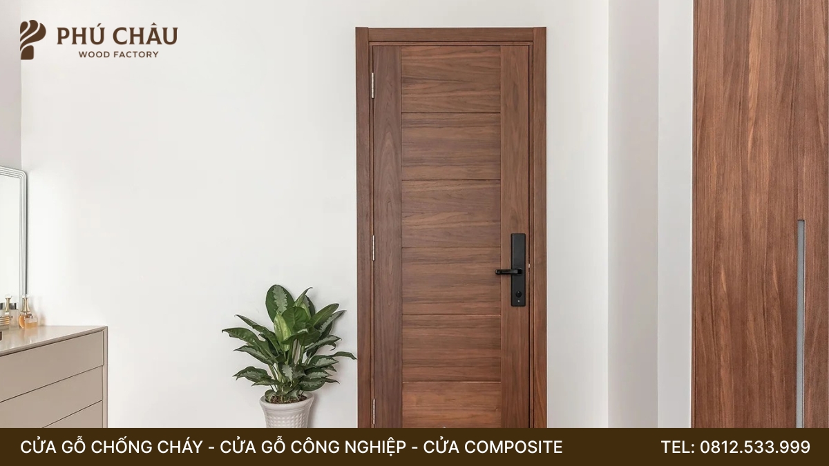 Mẫu cửa gỗ phòng ngủ 1 cánh đẹp và chất lượng tốt