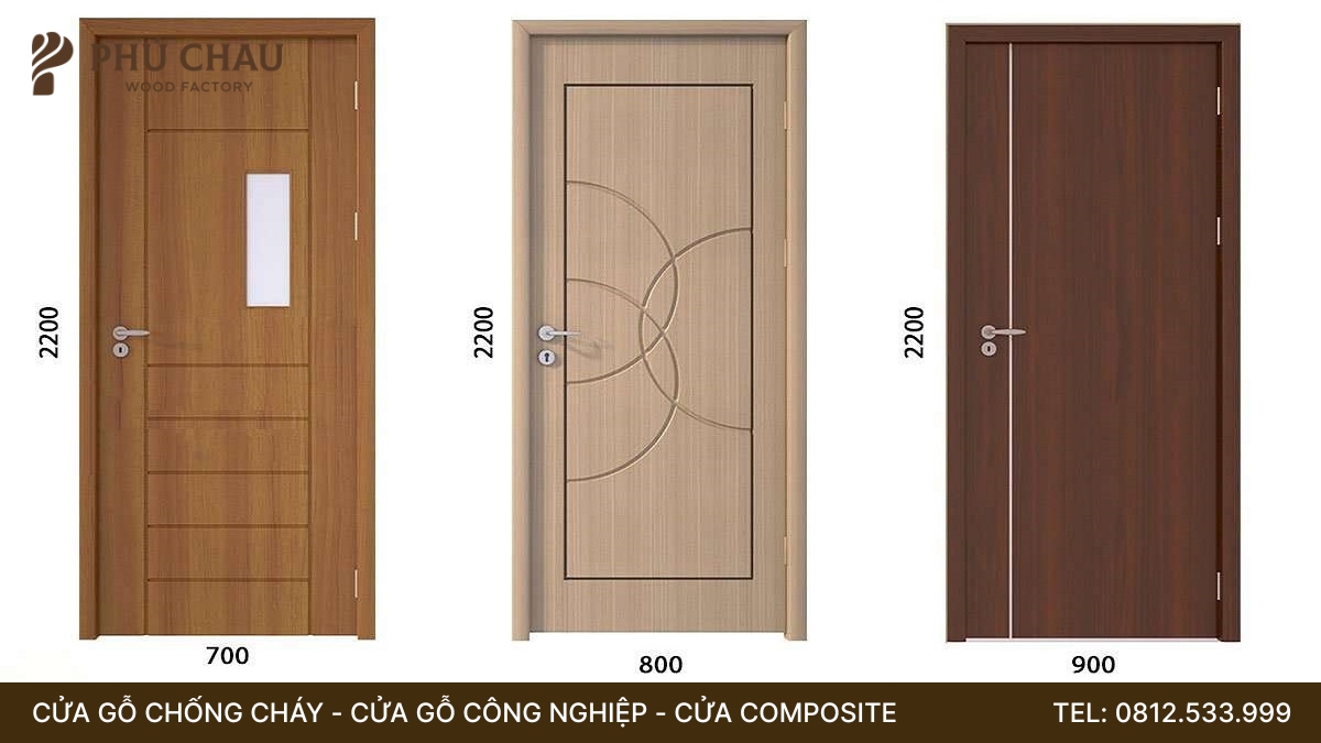 Kích thước khuôn cửa gỗ công nghiệp chuẩn kỹ thuật