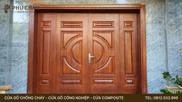 10 Mẫu cửa gỗ biệt thự cao cấp, sang trọng năm 2026
