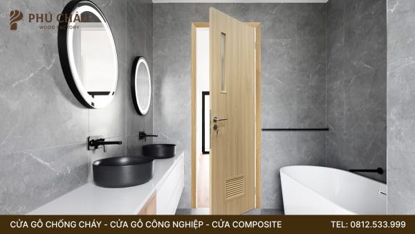 Báo giá cửa gỗ công nghiệp phòng tắm, phòng vệ sinh 2026